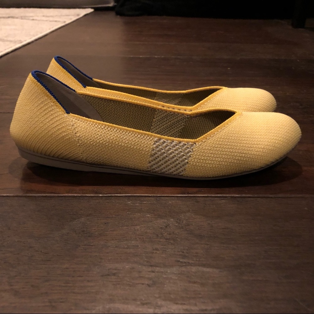 Size 7.5 Rothy’s Sunshine Flats